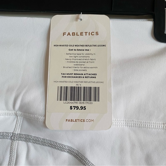 Fabletics white reflective leggings - Picture 5 of 5